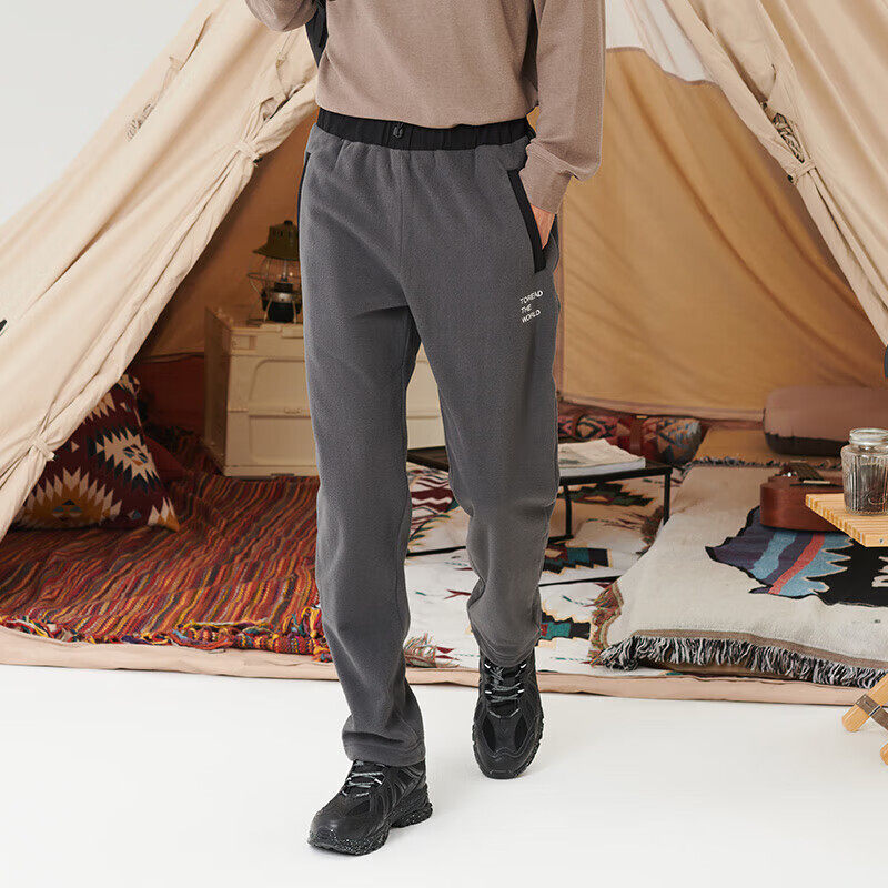 Pathfinder grabbing suede pants men's 22 autumn winter outdoor sports windproof and warm skin-friendly hiking pants TAMMAK91243 -Taobao