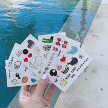  Shi Pea childrens waterproof environmental protection cartoon tattoo stickers