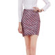 New golden Jiayi Airlines uniform, stewardess uniform, summer striped one-step skirt, slim suit skirt, hip-covering