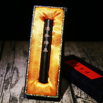Qinghe divine five-stone lacquer smoke ancient oil smoke authentic Lao Hu Kaiwens refined and practical Hui ink four-treasure ink stick in the study room