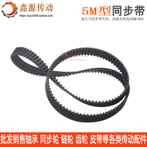 Black rubber transmission synchronous belt HTD5M1720 3 4 5 6 2000 2160 pitch 5 00MM