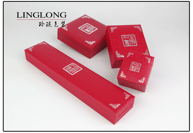 Cao cấp Lucky Ruyi Trang sức Quà tặng Ngọc bích Vòng tay Mặt dây chuyền Mặt dây chuyền Vòng cổ Vòng đeo tay Hộp - Vòng đeo tay Cuff vòng tay hermes