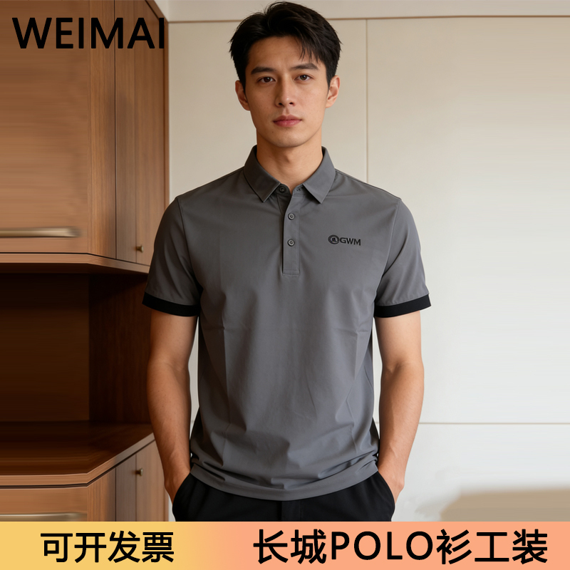 Great Wall Motors 4S Store Short-Sleeved Polo Shirt Work Uniform Haval Tank Ora Sales Consultant Front Desk Reception Work Uniform