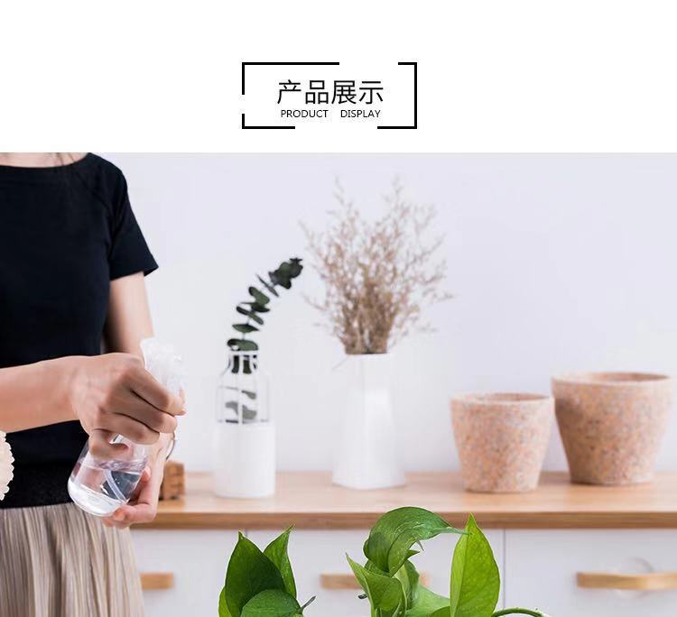Zuo Mi I Cây mọng nước Hoa bình dị Dệt túi gốm Hoa Bình làm vườn Giỏ trang trí sân vườn - Vase / Bồn hoa & Kệ chậu nhựa treo