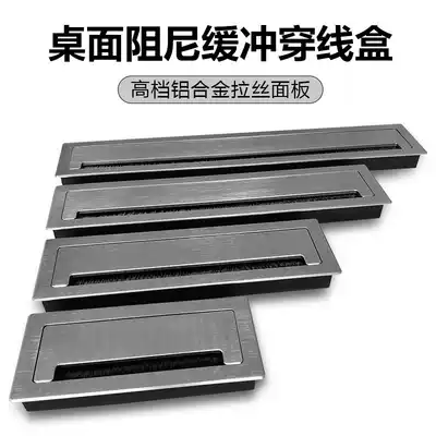 Desk threading hole cover desktop decorative cover computer desk square threading box wire hole cover desk round hole