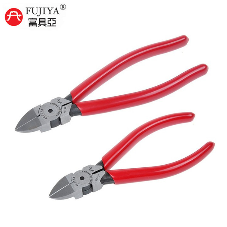 Taiwan Fukuya FC-22 water mouth pliers 6 inch imported oblique jaw pliers 5 inch electronic scissors FC-21 oblique mouth pliers