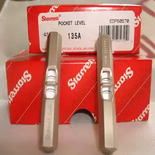 135A level miniature horizontal ruler portable horizontal ruler pocket level imported from the United States ~