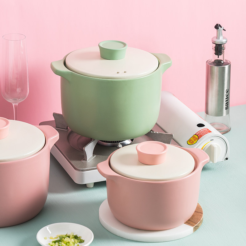Casserole saucepan soup domestic gas saucepan Han style ceramic pan stew broth gas cooker special soup pot soup pan small sand pot