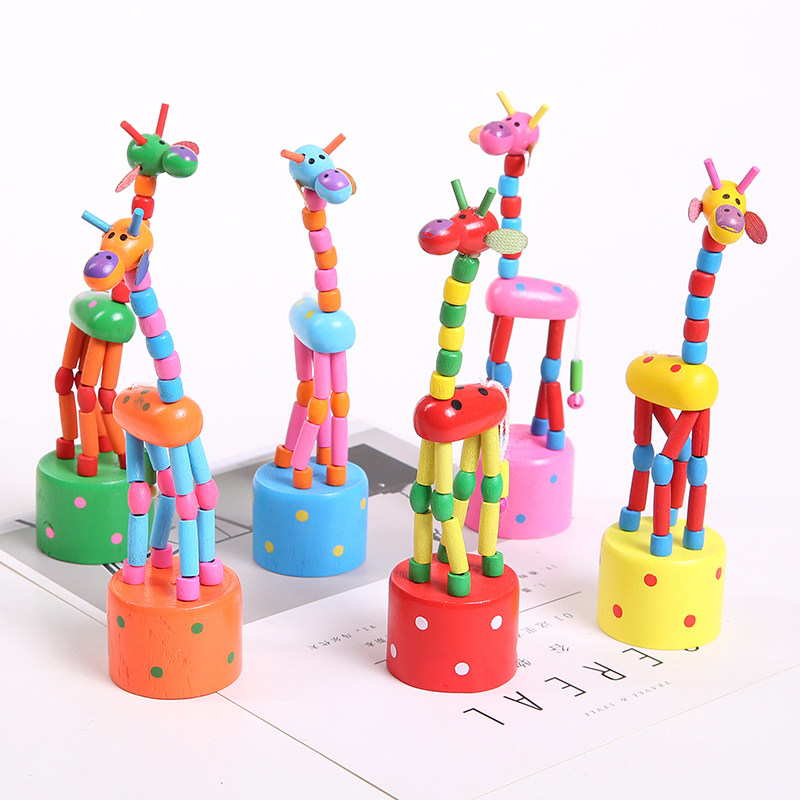 Creative barrel giraffe dancing decompression swing stall strange deformation small toy wholesale