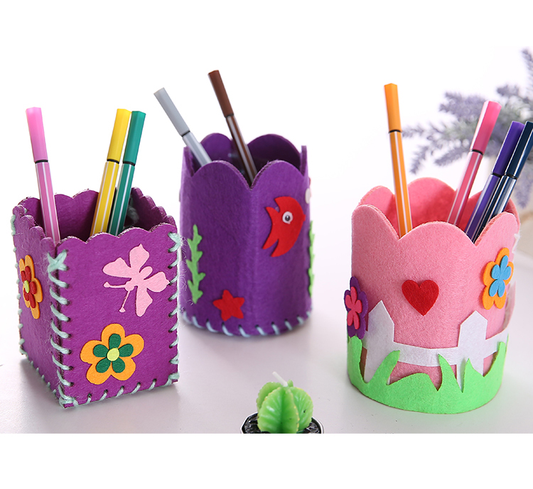 Trẻ em handmade bút chủ mẫu giáo trường tiểu học handmade TỰ LÀM vải gói nguyên liệu sinh viên trẻ sáng tạo dán sản xuất