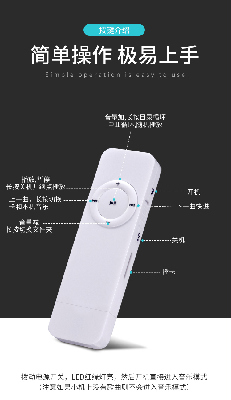 máy nghe nhạc tai nghe bluetooth Máy nghe nhạc Mp3 mini Walkman gum U đĩa thể thao nội tuyến chạy thẻ p4 sinh viên tiếng Anh đích thực - Máy nghe nhạc mp3 máy nghe nhạc apple ipod