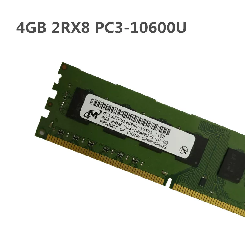 Память для настольного компьютера MT6JTF51264AZ-1G Micron 4G DDR3 1333 2RX8 PC3 10600U