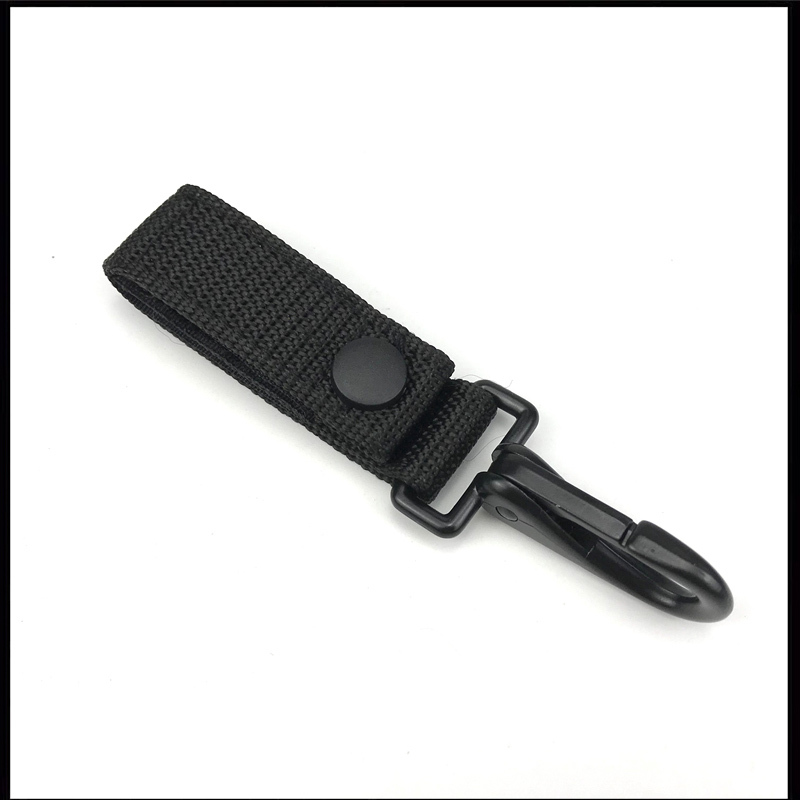 Eight-Piece Set of Tactical Belt Buckle Hooks for Outdoor Equipment, Nylon Webbing, Metal Buckle Head, Miscellaneous Items, Gloves, Glasses Hooks