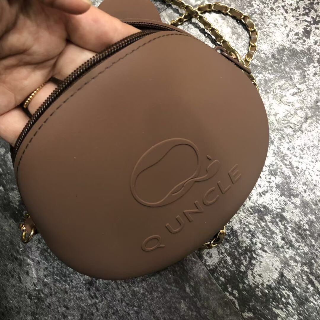 Quncle phiên bản tiếng Hàn của mùa hè in môi gấu đầu lớn ba chiều không thấm nước ngăn kéo khóa kéo Messenger túi điện thoại di động lớn - Túi điện thoại mua túi đựng điện thoại ở đâu