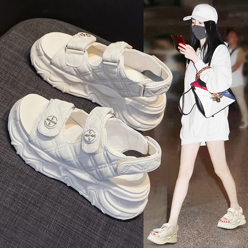 Casual Sports Sandals for Women, Summer 2026 New Style, Versatile Fashion Casual Roman Fairy Style Thick-Soled Platform Shoes Casual Sports Sandals for Women, Summer 2026 New Style, Versatile Fashion Casual Roman Fairy Style Thick-Soled Platform Shoes