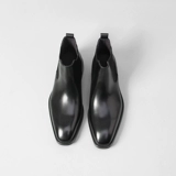 Martens, флисовые высокие челси в английском стиле на платформе, высокие сапоги, короткие сапоги, из натуральной кожи