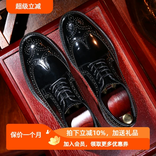 Туфли в английском стиле для кожаной обуви, универсальная повседневная обувь, Италия, в британском стиле, из натуральной кожи, в корейском стиле