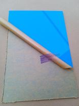 3MM thick sky blue light blue organic glass plate customized acrylic plate processing custom engraved plastic plate