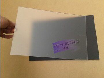 2mm thick transparent single-sided frosted acrylic sheet custom plexiglass sheet custom processing cutting engraving
