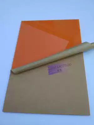 3MM thick color orange plexiglass plate custom acrylic processing custom bending cutting zero cutting drilling
