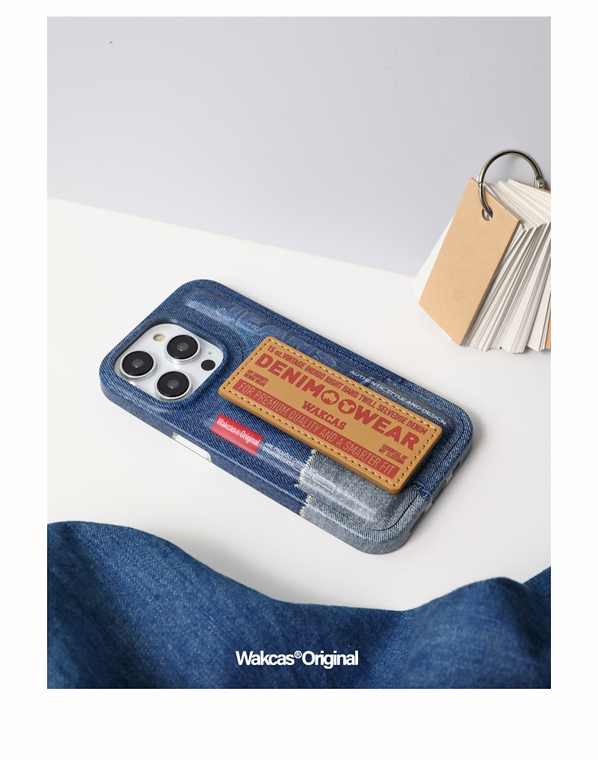 Denim Jeans Kickstand New 3D 15, 14, 13, 12, 11 iPhone Case