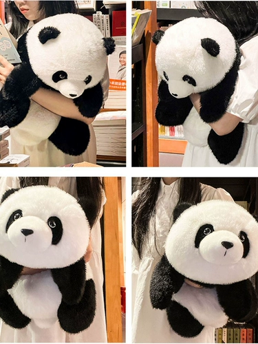 Плюшевая реалистичная милая игрушка, детская тряпичная кукла, панда, подарок на день рождения