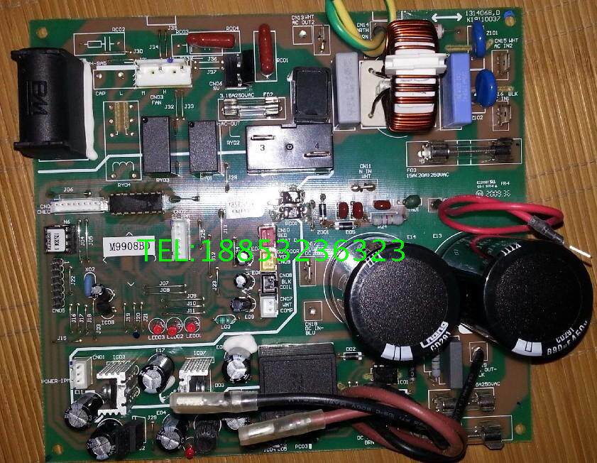 Hisense air conditioning external machine motherboard 1357176 A 1314068 B K19110037 three plug-in machine motherboard