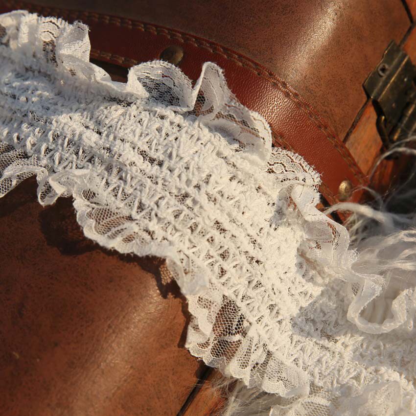 Elastic lace lace lace with a wide margin 7 5 cm