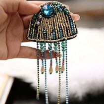 Rhinestone cloth stickers Clothes stickers Jeans stickers patches embroidery stickers ins pockets hand-sewn decorative patches