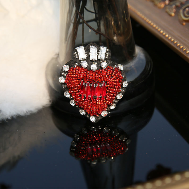 Clothes patch embroidery hand-beaded embroidery pattern patch stickers handmade diy hand-sewn decorative accessories accessories