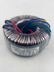 ອຸປະກອນ 180W ຫມໍ້ແປງ toroidal 230V ຫາ 26.5V / 0V-10.5V-12V ທອງແດງບໍລິສຸດທີ່ໂດດດ່ຽວອຸດສາຫະກໍາສະຫນອງພະລັງງານງົວ