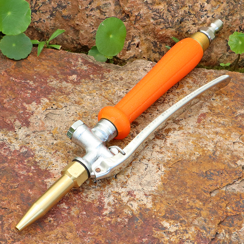 Customized high-pressure car washer special fast plug button press brass valve stainless steel handle direct spray gun nozzle
