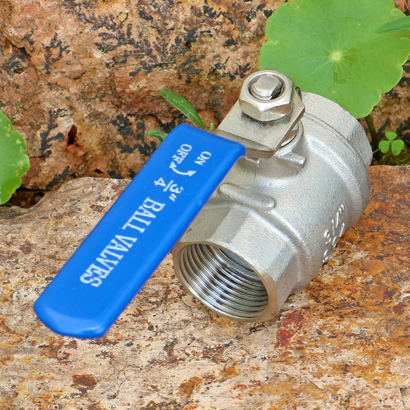 304 stainless steel water oil and gas ball valve switch 46-1 inch 2 inch tap water threaded pipe valve