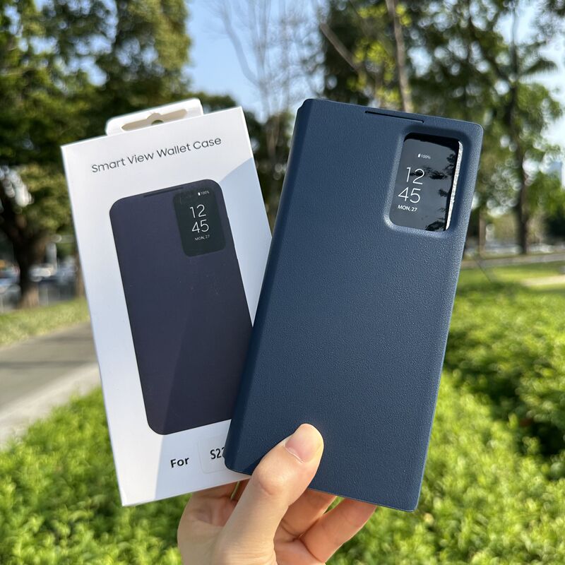 Suitable for Samsung A17 Phone Case A55 Flip-Type Smart Window Card-Insertable Leather Case Original New Model A56 5g Protective Case Anti-Drop A26 High-End Leather Skin-Feel Card-Insertable Lens Full-Cover Leather Case