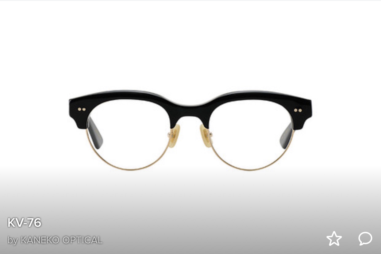 金子眼鏡/KV-76/GYS/極美品 金子眼鏡 KA-66 カラーGYS 金子眼鏡