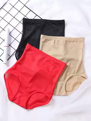 2 corset underwear women's high waist stomach stomach lift buttocks postpartum body shaping small belly tight body shaping tie pants