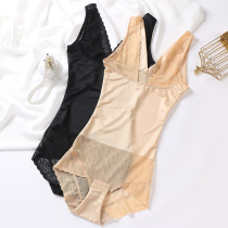 Thin womens conjoined body shaping clothes large size seamless abdominal body shaping postpartum belly waist stomach tights