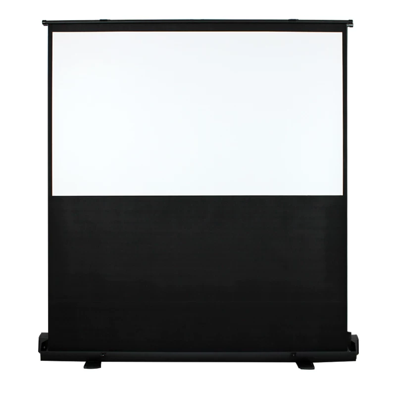 High-definition floor-pull projector curtain for home outdoor removable and portable pneumatic floor-pull screen