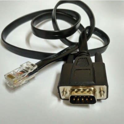 9-pin serial port transfer RJ45 crystal head network route crystal head transfer COM port 9 pin book for RJ11 turn 232 serial port line