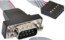 RS232 pin type serial port expansion line nine-pin serial port baffle line motherboard COM DB9 baffle line