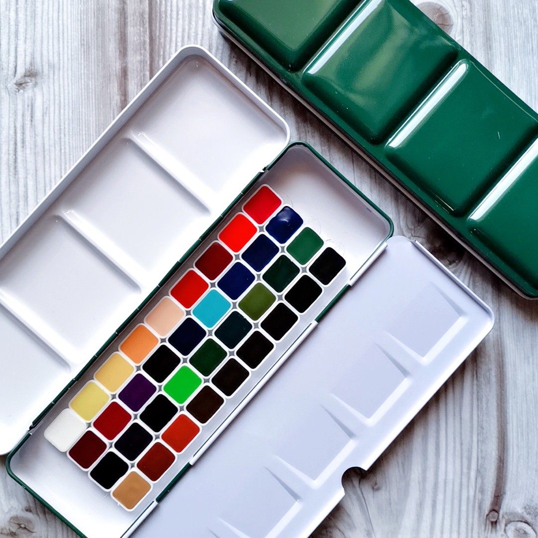 (Smiunk College-level) Small History 36 colors new color 12 colors 24 colors German watercolor paint sub-pack 1ml2ml