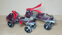 Dry Skies metal dry skates old dry skates about 80 years old dry skates SF