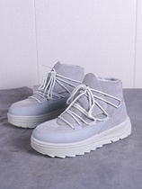 Cold-resistant - 30 degrees womens thick-soled warm snow boots plus fur genuine leather winter outdoor sports shoes mid-cut womens shoes