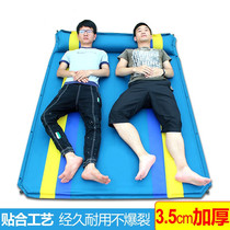 Outdoor tent sleeping mat automatic inflatable mat single double 3-4 person thick moisture pad camping camping portable mattress