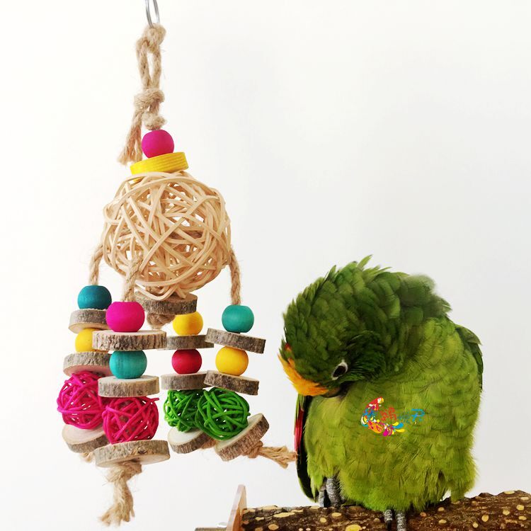 The Matthew - Yue small parrot bites toys Fujiko Lafi grass bites the peony tiger skin