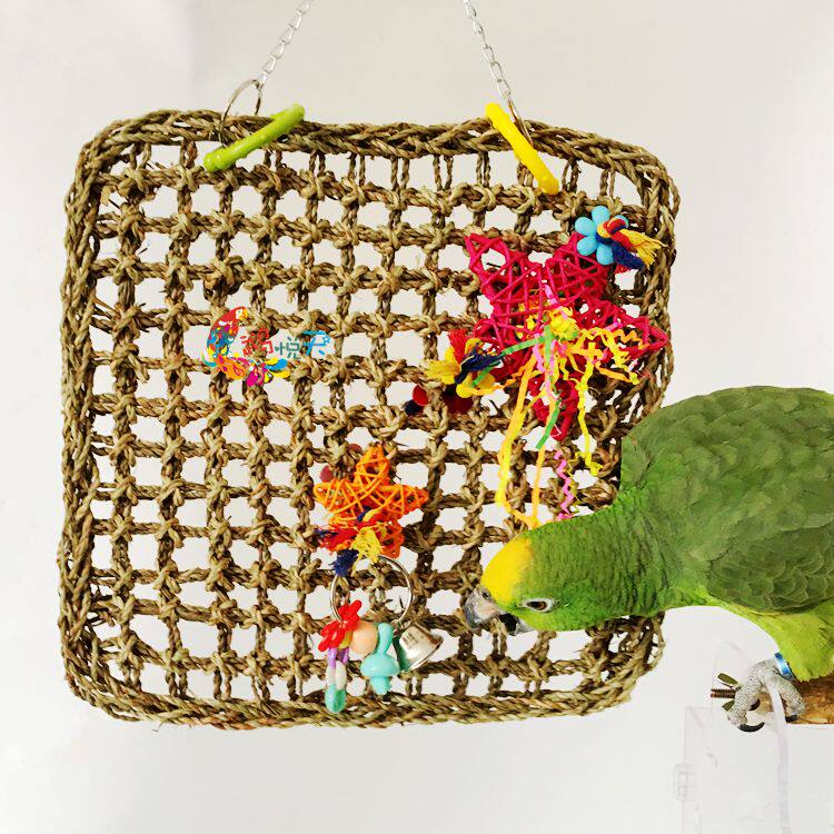 Nautilus Parrot Bird Toy Climbing Net Hemp Nets Rock Climbing Wall Twin Star Gaming Web Can Be Approved