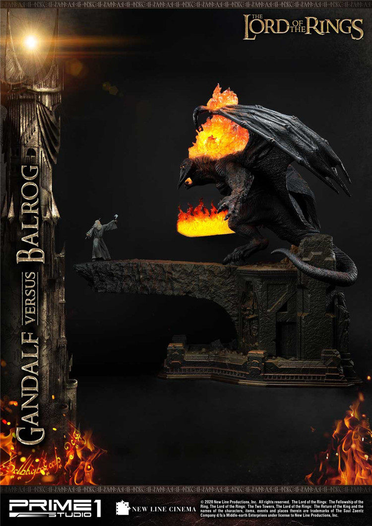 Prime p1s Studio Lord of the Rings Balrog VS Gandalf 1/4 Resin