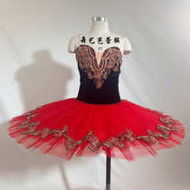 Red Childrens Adult Tutu Ballet TUTU Suspender Skirt Festival Performance Clothes Competition Clothes 2022 Latest Style