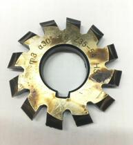Pressure angle of the gear milling cutter 30 degrees
