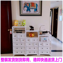 Solid Wood American storage cabinet bedroom bedside table storage chest chest drawer cabinet Cabinet Cabinet sofa side cabinet corner cabinet